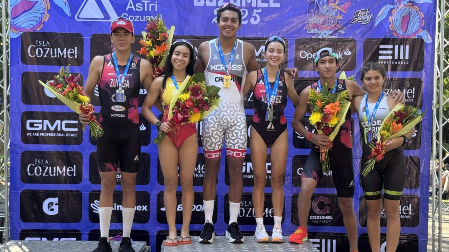 REGRESO TRIUNFAL DE DYLAN CAMPA: LOGRA GANAR BICAMPEONATO EN TRIATLÓN COZUMEL 